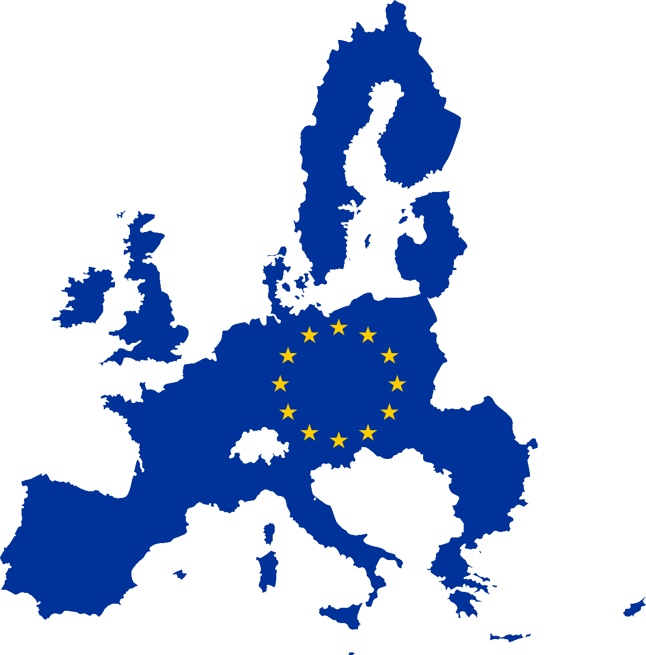 карта Европа